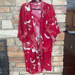 Japanese kimono cranes